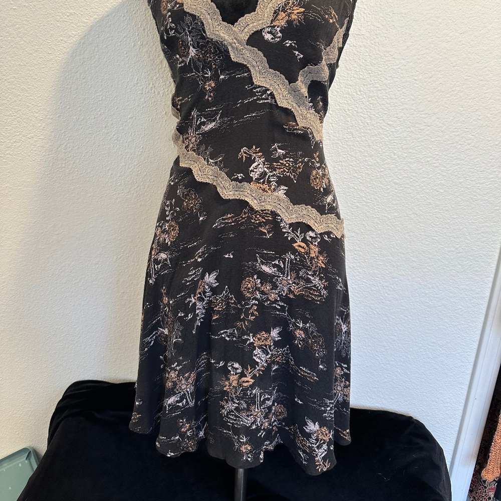 Free People-slip my mind Trapeze mini dress - Picture 6 of 6